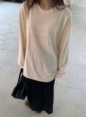 九1015韩国东大门t恤区Logarden-8670324修身通勤简约纯色大气