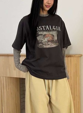 九1211韩国东大门t恤区IMFACT-8725187都市通勤潮流冬季简约正品