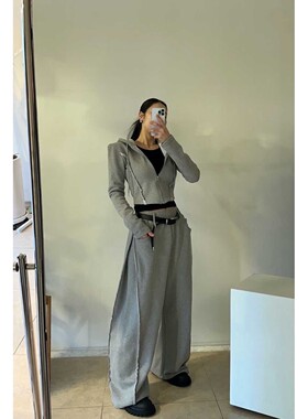 八0208韩国东大门休闲长裤区4563524冬款大气新款浪漫直邮时尚