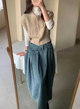 九1108韩国东大门针织衫区catharina-8692022简约秋冬修身韩版