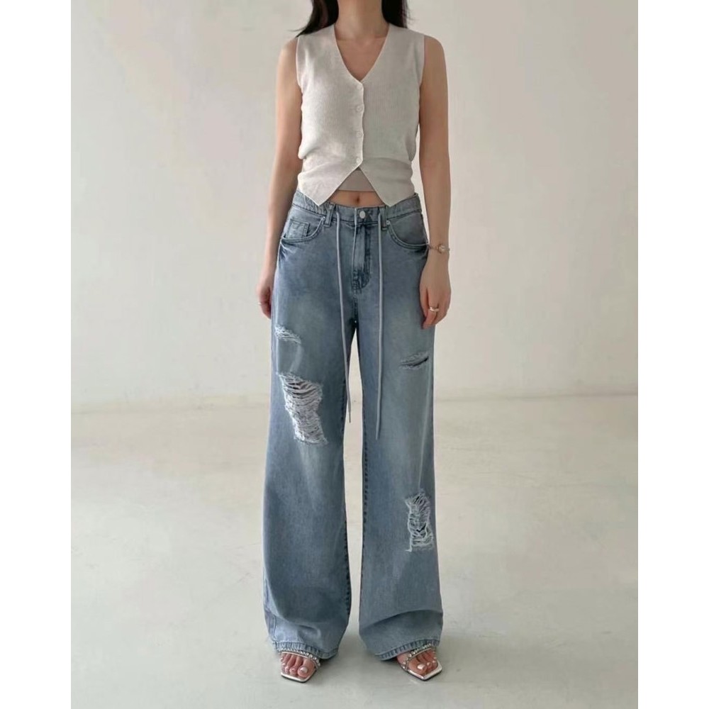 九0601韩国东大门运动牛仔裤区HowLuk-8546982秋夏大气韩版英伦