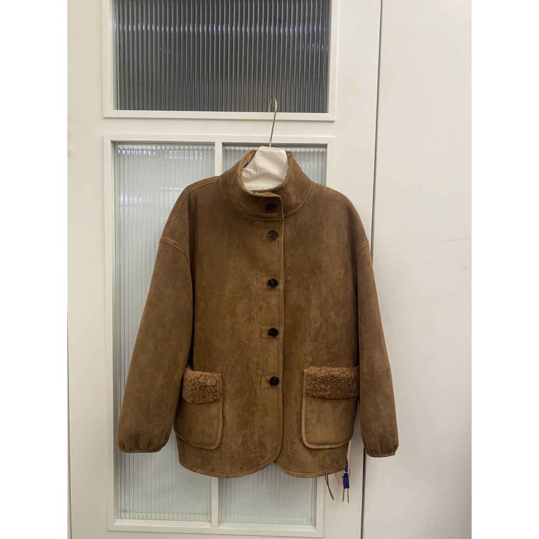 八1104韩国东大门运动瑜伽外套短款大衣双面区4473977冬款原宿