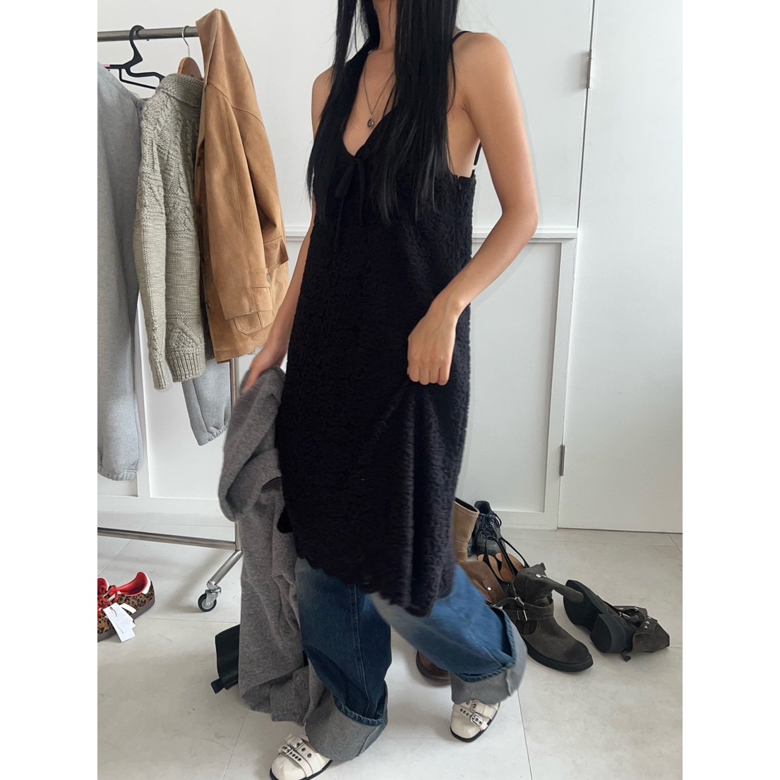 八1104韩国东大门连衣裙区4475624直邮学院甜美风格秋冬街头韩版