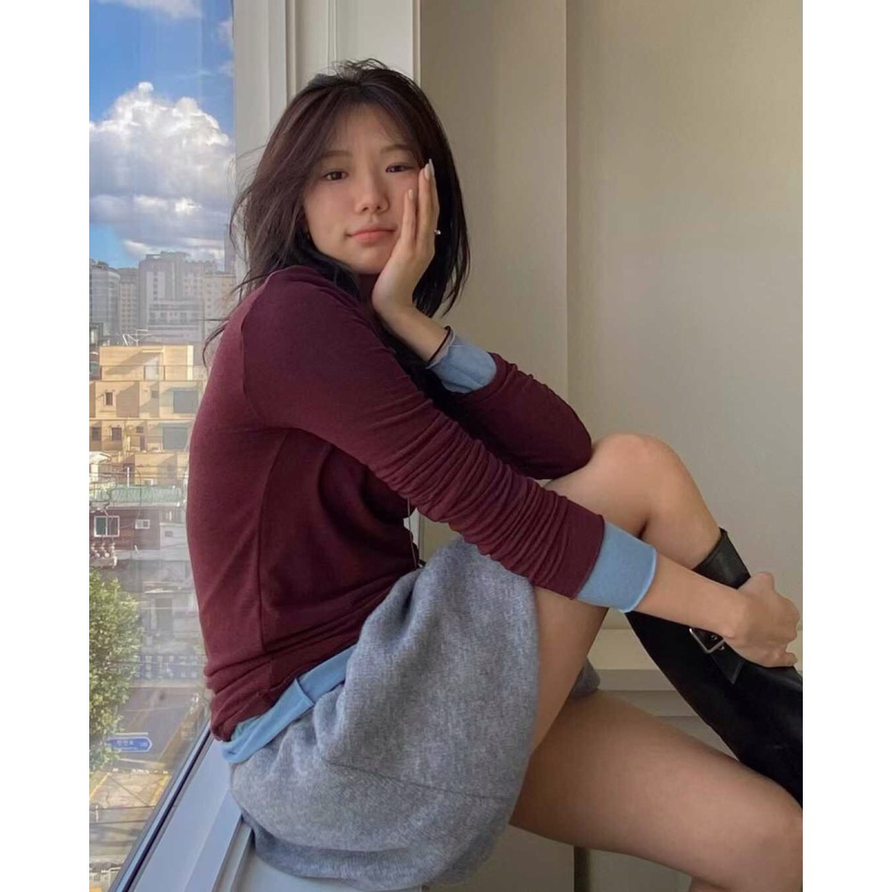 九1108韩国东大门t恤区Anag-8693313端庄休闲风格直邮舒适人气