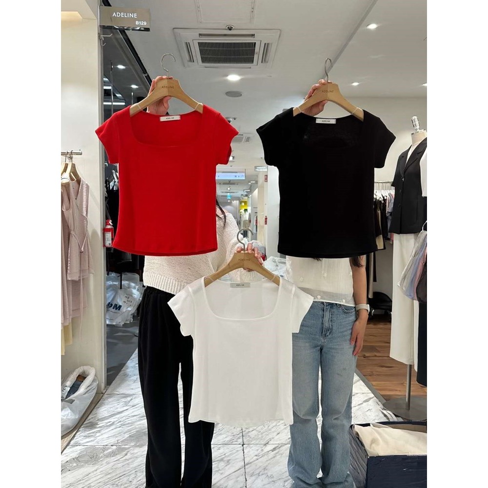 九0601韩国东大门t恤区ADELINE-8547907清新人气浪漫秋季时装通勤