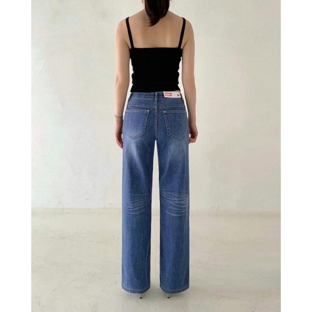 九0704韩国东大门运动牛仔裤区HowLuk-8576982高档直邮别致甜美