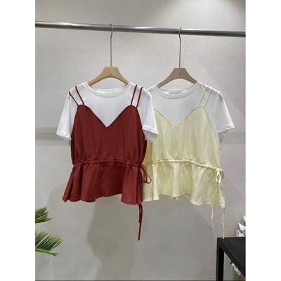 九0704韩国东大门t恤区HIP`TiQUE-8575183别致甜美潮流秋夏都市