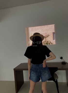 八0904韩国东大门T恤热销区4413765秋季街头通勤浪漫纯色气质正品