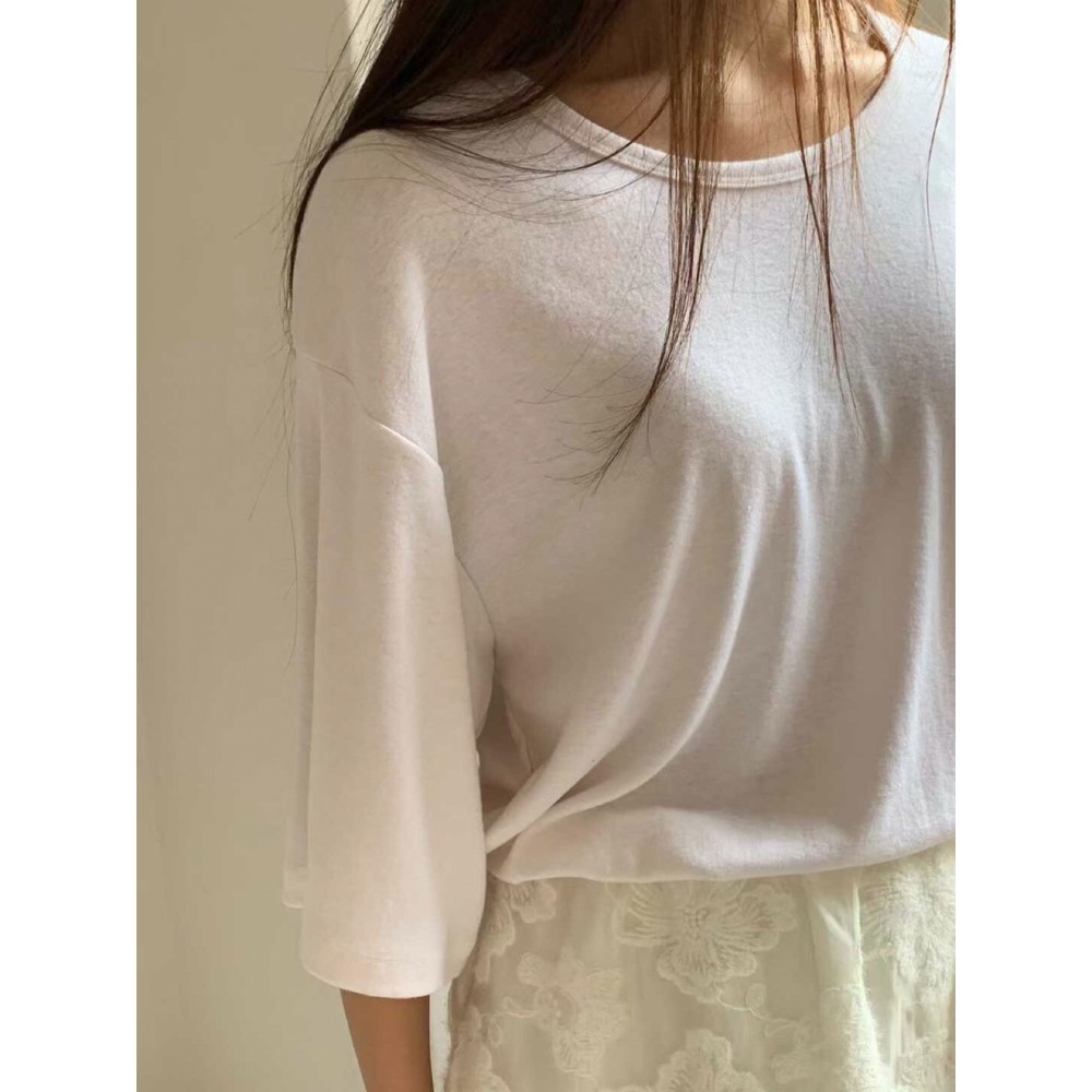 九1015韩国东大门t恤区Logarden-8671256简约秋季别致通勤优雅