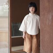 新品 全棉特价 原创设计中式 传统平裁七分袖 民国倒大袖 满呐春季