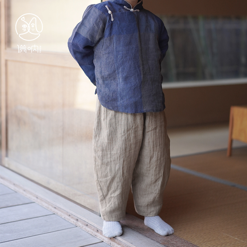 满呐春季新品原创设计进口棉麻春夏九分气球裤柔软亲肤特价,童装/婴儿装/亲子装,裤子,淘宝优惠券,粉丝福利购,淘宝优惠卷