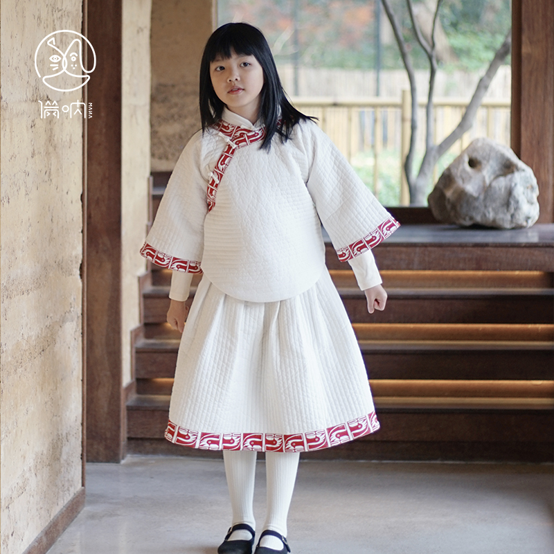 满呐推荐2024原创年服新品中式拜年服女童民国倒大袖加厚全棉棉袄 满呐推荐2024原创年服新品中式拜年服女童民国倒大袖加厚全棉棉袄