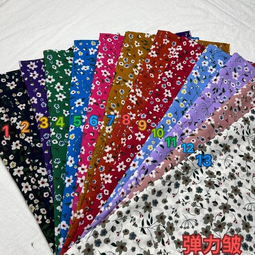 顺发纺织弹力皱面料批发