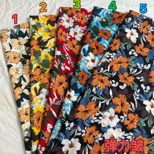 顺发纺织弹力皱面料批发