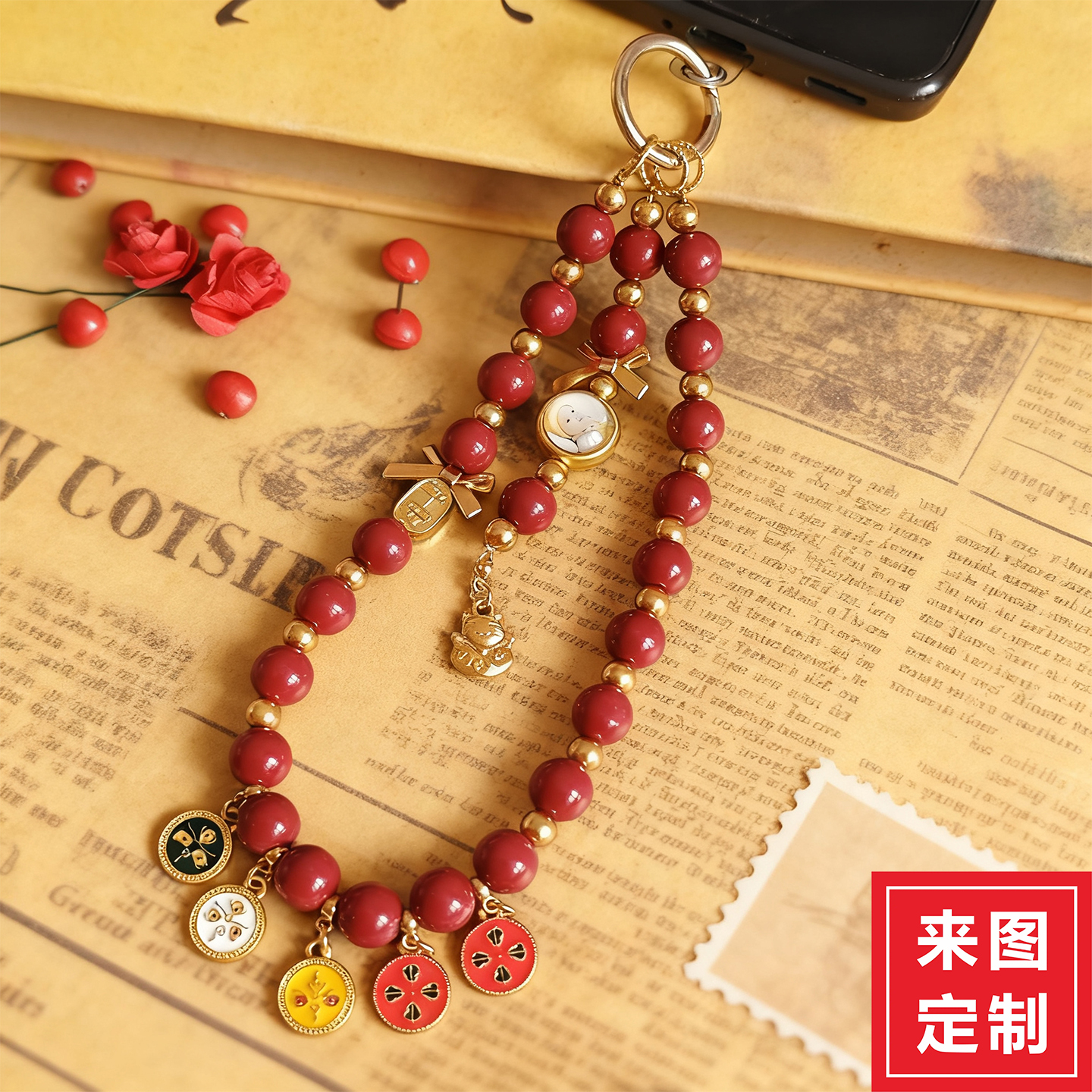 创意腕带招财猫聚财EVA新世纪福音战士碇真嗣、绫波零、明日香