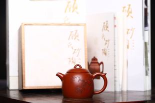 精品推荐宜兴紫砂壶老国工顾洪军纯手工茶壶普洱茶茶具包邮保真
