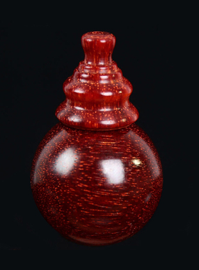 印度小叶紫檀木佛塔三通佛头珠子散珠金刚星月菩提diy手串配饰品