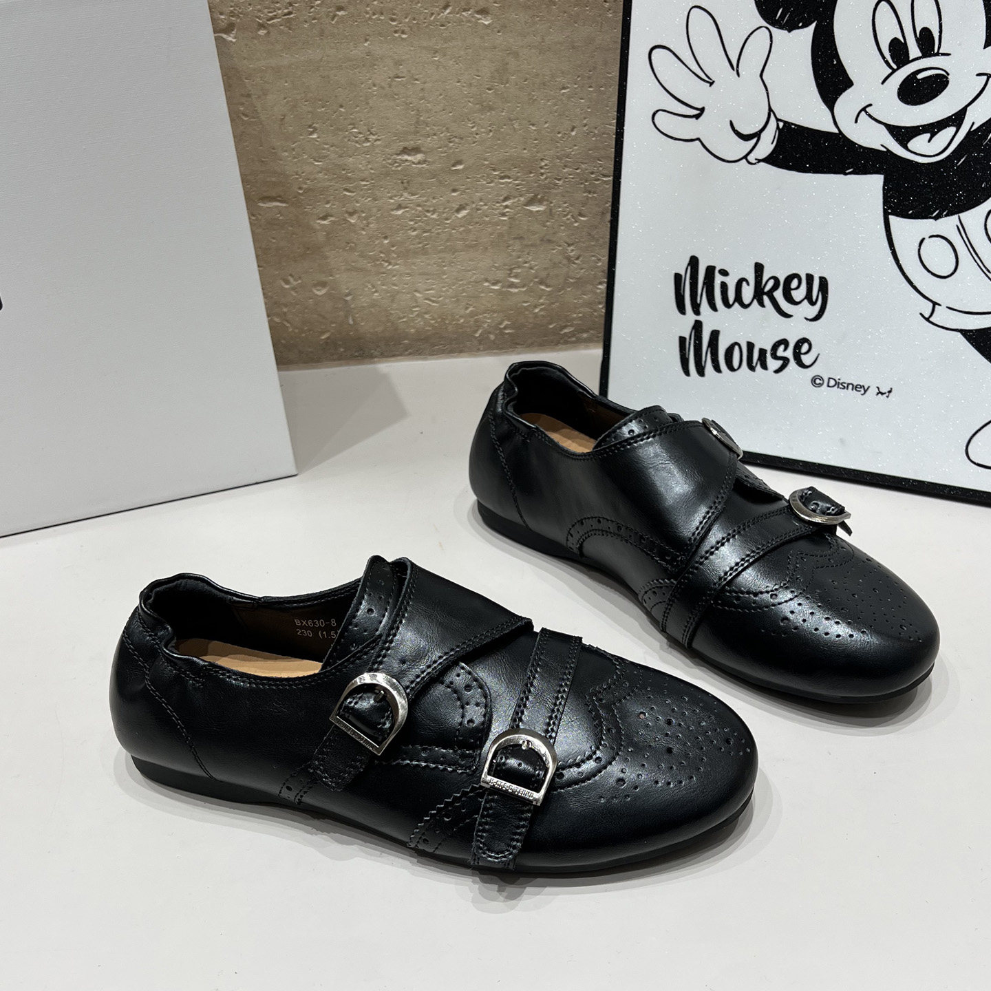 复古英伦风小皮鞋女2026早春新款真皮圆头皮带扣平底布洛克风单鞋,女鞋,牛津鞋/布洛克鞋/德比鞋,淘宝优惠券,粉丝福利购,淘宝优惠卷