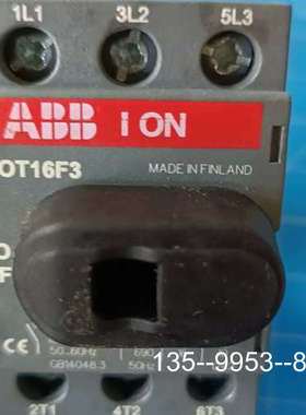 议价ABB隔离开关OT16F3 ， 无原 详谈