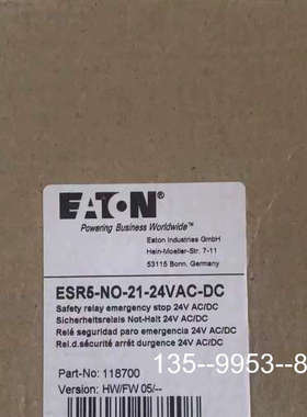 原装正品ESR5-NO-21-24VAC-DC价格详谈