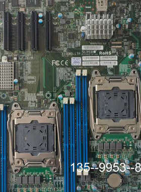 原装正品超微服务器主板，型号X10DRD-LTP，经典绿色ATX板型价格