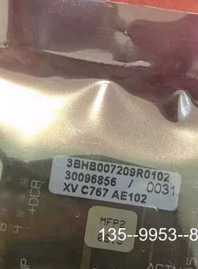 原装正品XVC767AE102  ，3BHB007209R0102价格详谈