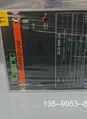 原装正品Ratelpow工业级开关电源，型号SLD-960-24价格详谈