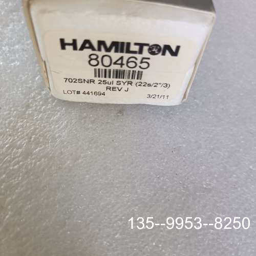 议价汉密尔顿Hamilton进样针，型号80465，25ul，全详谈