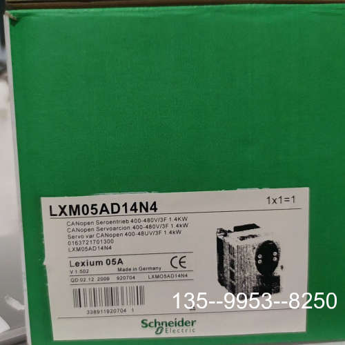 原装正品驱动器LXM05AD14N4  1.4KW,LXM05价格详谈
