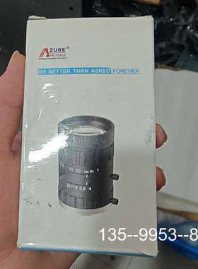 原装正品AZURE浩蓝工业相机镜头，型号NV2514SWIR，1寸C价格详谈
