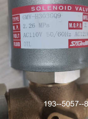 议价GMV-H303GQ9电磁阀，电压110V详谈