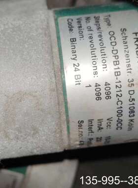 原装正品FRABA Posital编码器，型号OCD-DPB1B价格详谈