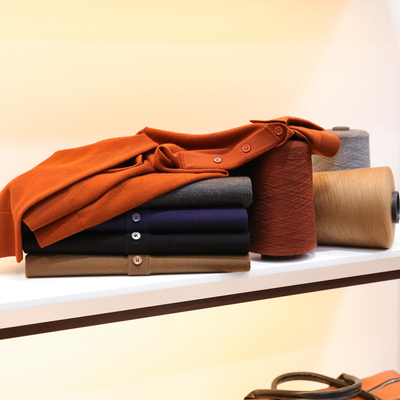 2025秋冬季新款男羊毛衫高品质100%绵羊毛叠穿打底polo针织衫1354