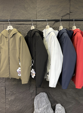 2024秋冬季新款男士户外城市机能休闲连帽三防保暖羽绒服外套9491