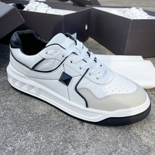 太赞了！柜上6400！男士时尚头层牛皮运动鞋缓震休闲低帮鞋潮6307