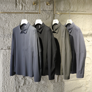 城市机能风秋新款轻量级户外机能商务休闲衬衫式速干夹克外套1262