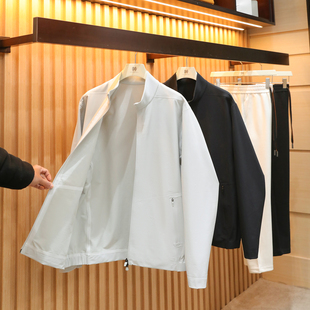 男士 机能风轻商务全压胶户外立领三防夹克外套潮2054 新款 2026春季