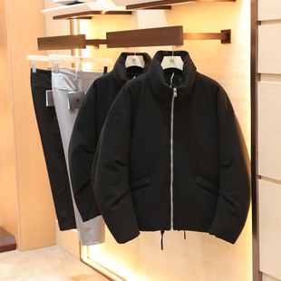 高充绒量2025冬季新款男士城市户外加厚保暖立领羽绒服外套潮1654