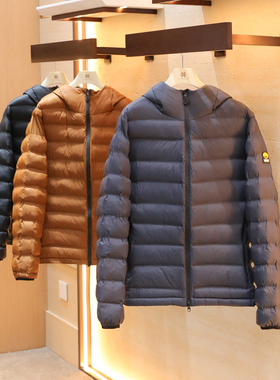 山系户外2025秋冬新款男士轻薄排骨棉衣宽松三防压胶连帽棉服1573