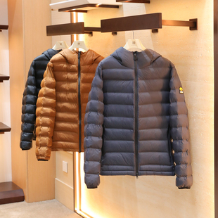 山系户外2025秋冬新款 轻薄排骨棉衣宽松三防压胶连帽棉服1573 男士