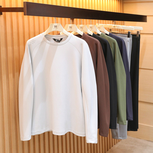 2025秋冬季新款男士户外跑步吸湿速干高弹运动长袖打底衫T恤1513