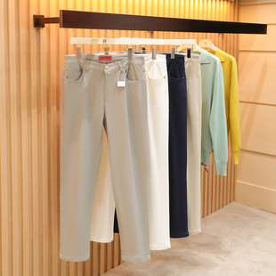 奢华2025秋季 直筒牛仔裤 新款 商务休闲有机棉弹力修身 1441 男士 意式