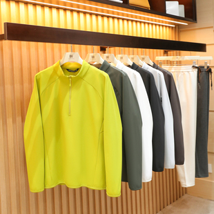 T恤户外徒步男女款 2025秋冬季 新款 内搭打底长袖 1650 半拉链抓绒衫