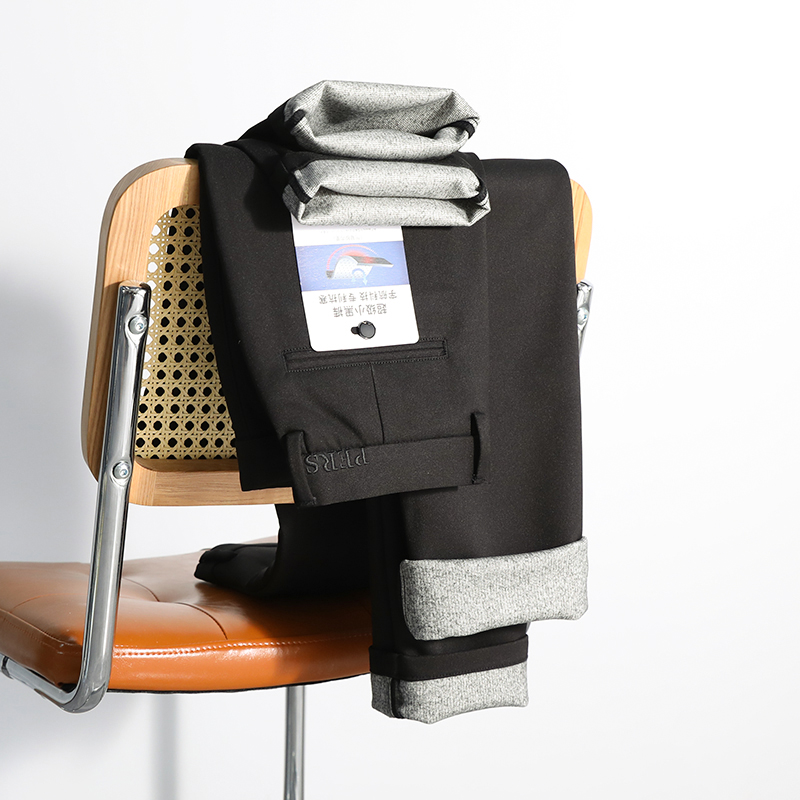 韩版直筒弹力休闲小西裤