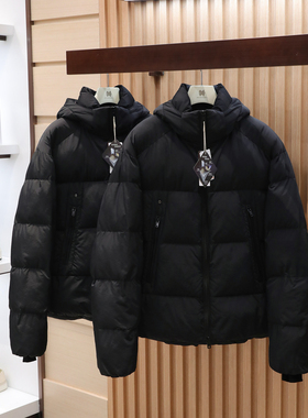 2025冬季新款男士户外保暖90白鹅绒连帽宽松轻便羽绒服外套潮1730