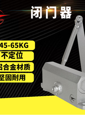工创液压闭门器自动关门器25KG-110KG大中号闭门器消防火门闭门器