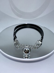 2023铃铛 挂钩项圈choker 项链轻奢小众细脖圈男女颈带锁骨链简约