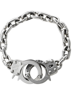 KB情侣轻奢银饰手铐手链