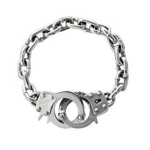 KING BABY手铐手链925银潮酷朋克风