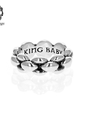 kingbaby中性925银摇滚